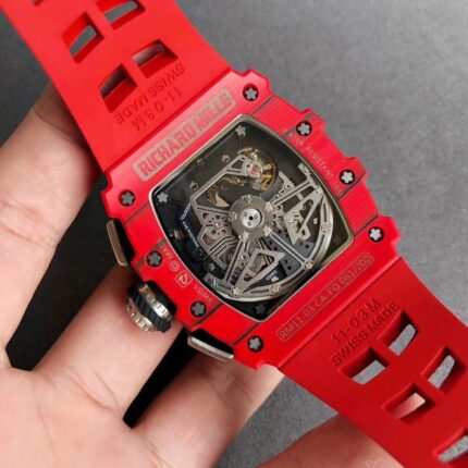 Richard Mille Mens Watch 50x43mm Automatic Mechanical Movement Stainless Steel Watches V3 Factory - Image 7
