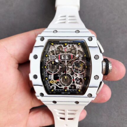 Richard Mille Mens Watch 50x43mm Automatic Mechanical Movement Stainless Steel Watches V3 Factory