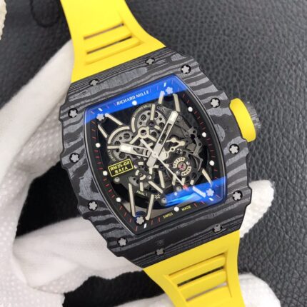 Richard Mille Mens Watch 50x43mm Automatic Mechanical Movement Stainless Steel Watches ZF Factory - Image 2