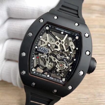 Richard Mille Mens Watch 42.7x50mm Automatic Mechanical Movement Stainless Steel Watches - Image 2