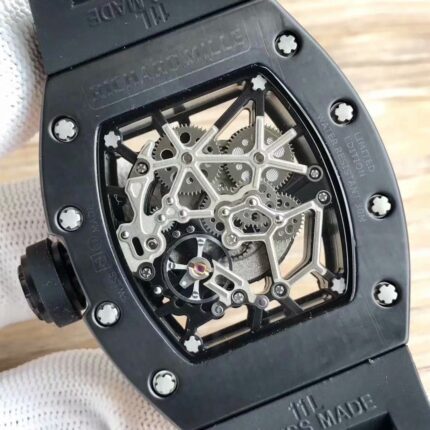 Richard Mille Mens Watch 42.7x50mm Automatic Mechanical Movement Stainless Steel Watches - Image 5