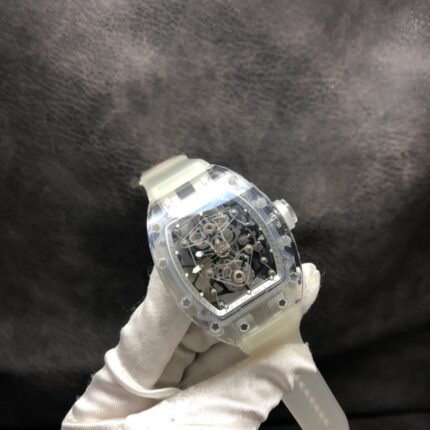 Richard Mille Mens Watch 50x43mm Automatic Mechanical Movement Stainless Steel Watches - Image 5