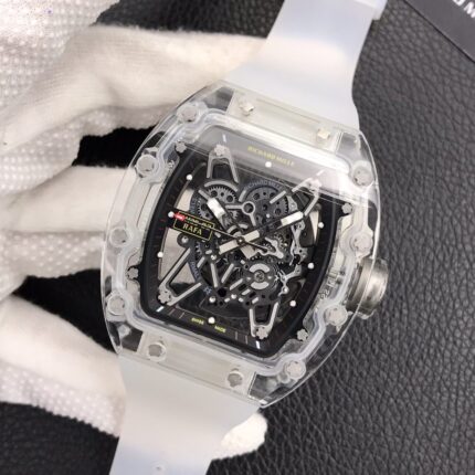 Richard Mille Mens Watch 50x43mm Automatic Mechanical Movement Stainless Steel Watches - Image 2