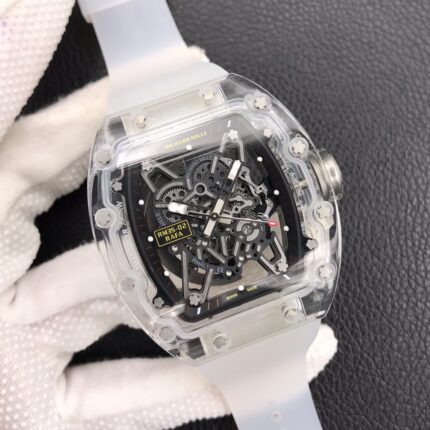 Richard Mille Mens Watch 50x43mm Automatic Mechanical Movement Stainless Steel Watches - Image 3