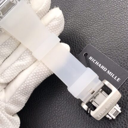 Richard Mille Mens Watch 50x43mm Automatic Mechanical Movement Stainless Steel Watches - Image 9