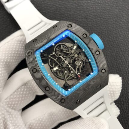 Richard Mille Mens Watch 50x43mm Automatic Mechanical Movement Stainless Steel Watches - Image 3