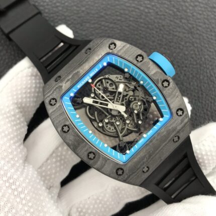 Richard Mille Mens Watch 50x43mm Automatic Mechanical Movement Stainless Steel Watches - Image 2
