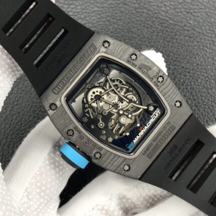 Richard Mille Mens Watch 50x43mm Automatic Mechanical Movement Stainless Steel Watches - Image 5