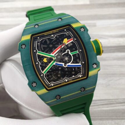 Richard Mille Mens Watch 48x42mm Automatic Mechanical Movement Stainless Steel Watches - Image 2