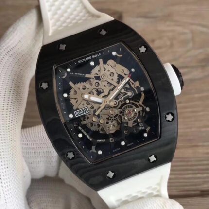 Richard Mille Mens Watch 42.7x50mm Automatic Mechanical Movement Stainless Steel Watches - Image 3