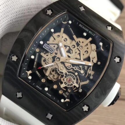 Richard Mille Mens Watch 42.7x50mm Automatic Mechanical Movement Stainless Steel Watches - Image 4