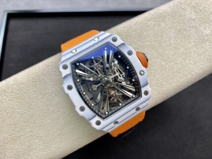 Richard Mille Mens Watch 50x43mm Automatic Mechanical Movement Stainless Steel Watches - Image 4