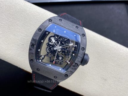 Richard Mille Mens Watch 50x43mm Automatic Mechanical Movement Stainless Steel Watches - Image 2