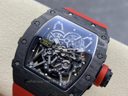 Richard Mille Mens Watch 50x43mm Automatic Mechanical Movement Stainless Steel Watches - Image 2