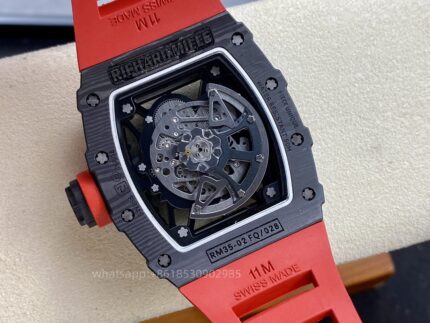 Richard Mille Mens Watch 50x43mm Automatic Mechanical Movement Stainless Steel Watches - Image 7