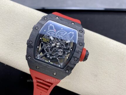 Richard Mille Mens Watch 50x43mm Automatic Mechanical Movement Stainless Steel Watches - Image 4