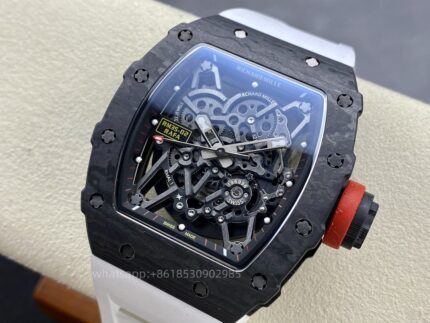 Richard Mille Mens Watch 50x43mm Automatic Mechanical Movement Stainless Steel Watches - Image 3