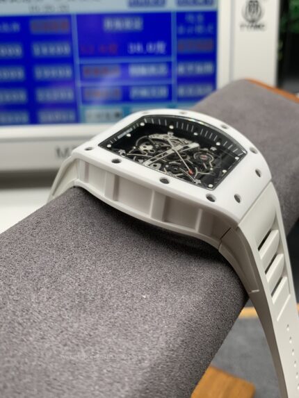 Richard Mille Mens Watch 50x43mm Automatic Mechanical Movement Stainless Steel Watches - Image 4