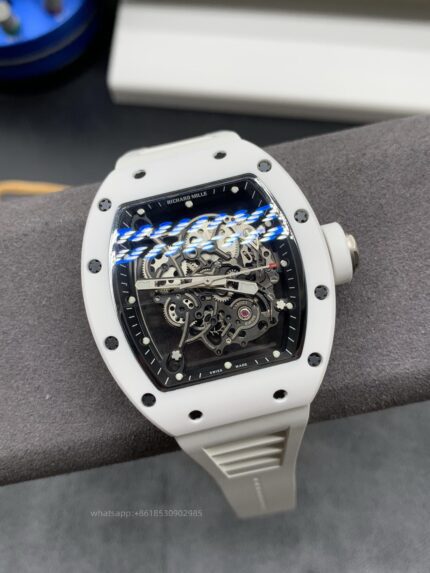 Richard Mille Mens Watch 50x43mm Automatic Mechanical Movement Stainless Steel Watches - Image 2