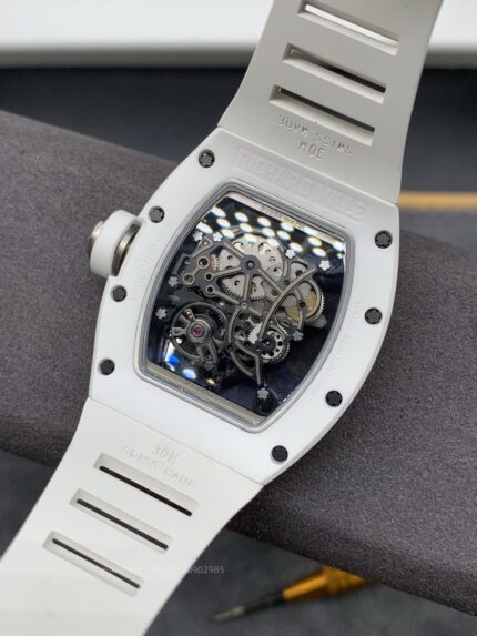 Richard Mille Mens Watch 50x43mm Automatic Mechanical Movement Stainless Steel Watches - Image 5