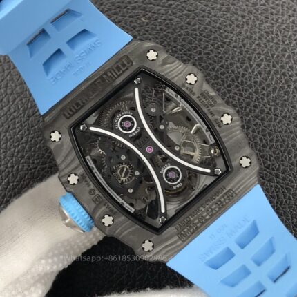 Richard Mille Mens Watch 49x43mm Automatic Mechanical Movement Stainless Steel Watches JB Factory - Image 2