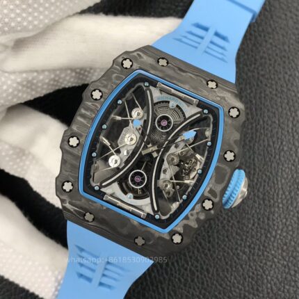 Richard Mille Mens Watch 49x43mm Automatic Mechanical Movement Stainless Steel Watches JB Factory - Image 3