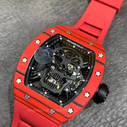 Richard Mille Mens Watch 50x43mm Automatic Mechanical Movement Stainless Steel Watches JB Factory - Image 4