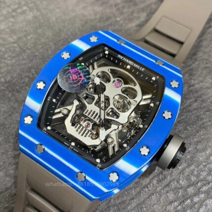 Richard Mille Mens Watch 50x43mm Automatic Mechanical Movement Stainless Steel Watches JB Factory - Image 4