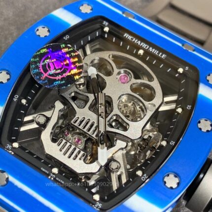 Richard Mille Mens Watch 50x43mm Automatic Mechanical Movement Stainless Steel Watches JB Factory - Image 5