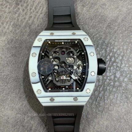 Richard Mille Mens Watch 50x43mm Automatic Mechanical Movement Stainless Steel Watches JB Factory