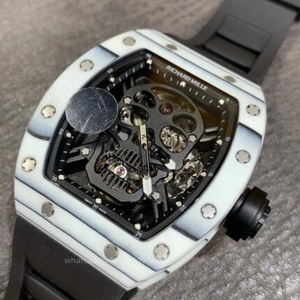 Richard Mille Mens Watch 50x43mm Automatic Mechanical Movement Stainless Steel Watches JB Factory - Image 4