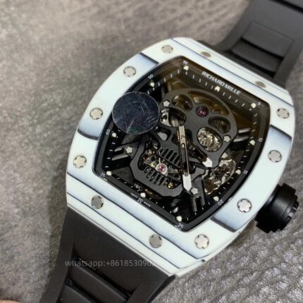 Richard Mille Mens Watch 50x43mm Automatic Mechanical Movement Stainless Steel Watches JB Factory - Image 5
