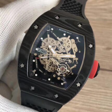 Richard Mille Mens Watch 42.7x50mm Automatic Mechanical Movement Stainless Steel Watches - Image 2