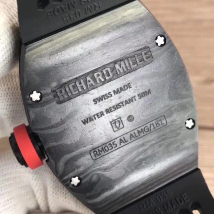 Richard Mille Mens Watch 42.7x50mm Automatic Mechanical Movement Stainless Steel Watches - Image 7