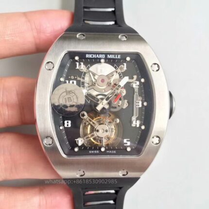 Richard Mille Mens Watch 50x43mm Automatic Mechanical Movement Stainless Steel Watches JB Factory