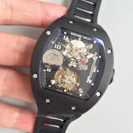 Richard Mille Mens Watch 50x43mm Automatic Mechanical Movement Stainless Steel Watches JB Factory - Image 3
