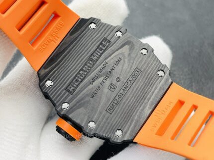 Richard Mille Mens Watch 50x43mm Automatic Mechanical Movement Stainless Steel Watches - Image 9