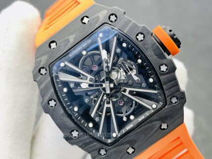 Richard Mille Mens Watch 50x43mm Automatic Mechanical Movement Stainless Steel Watches - Image 4