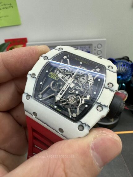 Richard Mille Mens Watch 50x43mm Automatic Mechanical Movement Stainless Steel Watches - Image 5