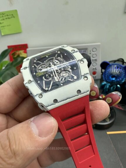 Richard Mille Mens Watch 50x43mm Automatic Mechanical Movement Stainless Steel Watches - Image 3