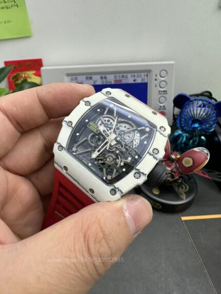 Richard Mille Mens Watch 50x43mm Automatic Mechanical Movement Stainless Steel Watches - Image 4