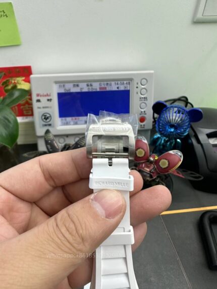 Richard Mille Mens Watch 50x43mm Automatic Mechanical Movement Stainless Steel Watches - Image 8