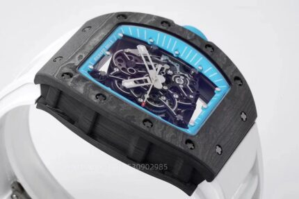 Richard Mille Mens Watch 50x43mm Automatic Mechanical Movement Stainless Steel Watches - Image 5