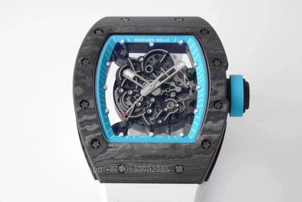 Richard Mille Mens Watch 50x43mm Automatic Mechanical Movement Stainless Steel Watches - Image 2