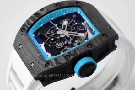 Richard Mille Mens Watch 50x43mm Automatic Mechanical Movement Stainless Steel Watches - Image 3