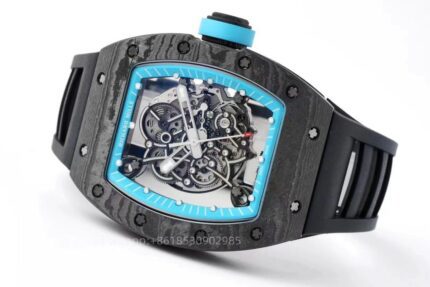 Richard Mille Mens Watch 50x43mm Automatic Mechanical Movement Stainless Steel Watches - Image 2