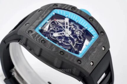 Richard Mille Mens Watch 50x43mm Automatic Mechanical Movement Stainless Steel Watches - Image 7