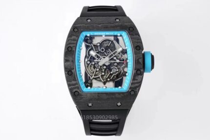 Richard Mille Mens Watch 50x43mm Automatic Mechanical Movement Stainless Steel Watches - Image 3