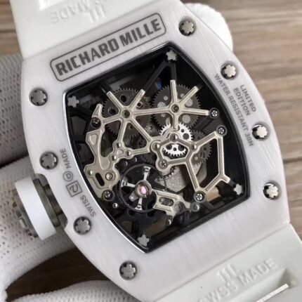 Richard Mille Mens Watch 42.7x50mm Automatic Mechanical Movement Stainless Steel Watches - Image 5