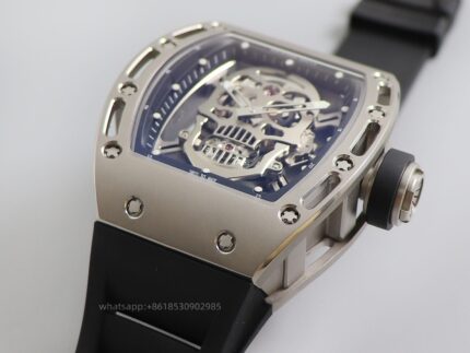 Richard Mille Mens Watch 50x43mm Automatic Mechanical Movement Stainless Steel Watches ZF Factory - Image 4